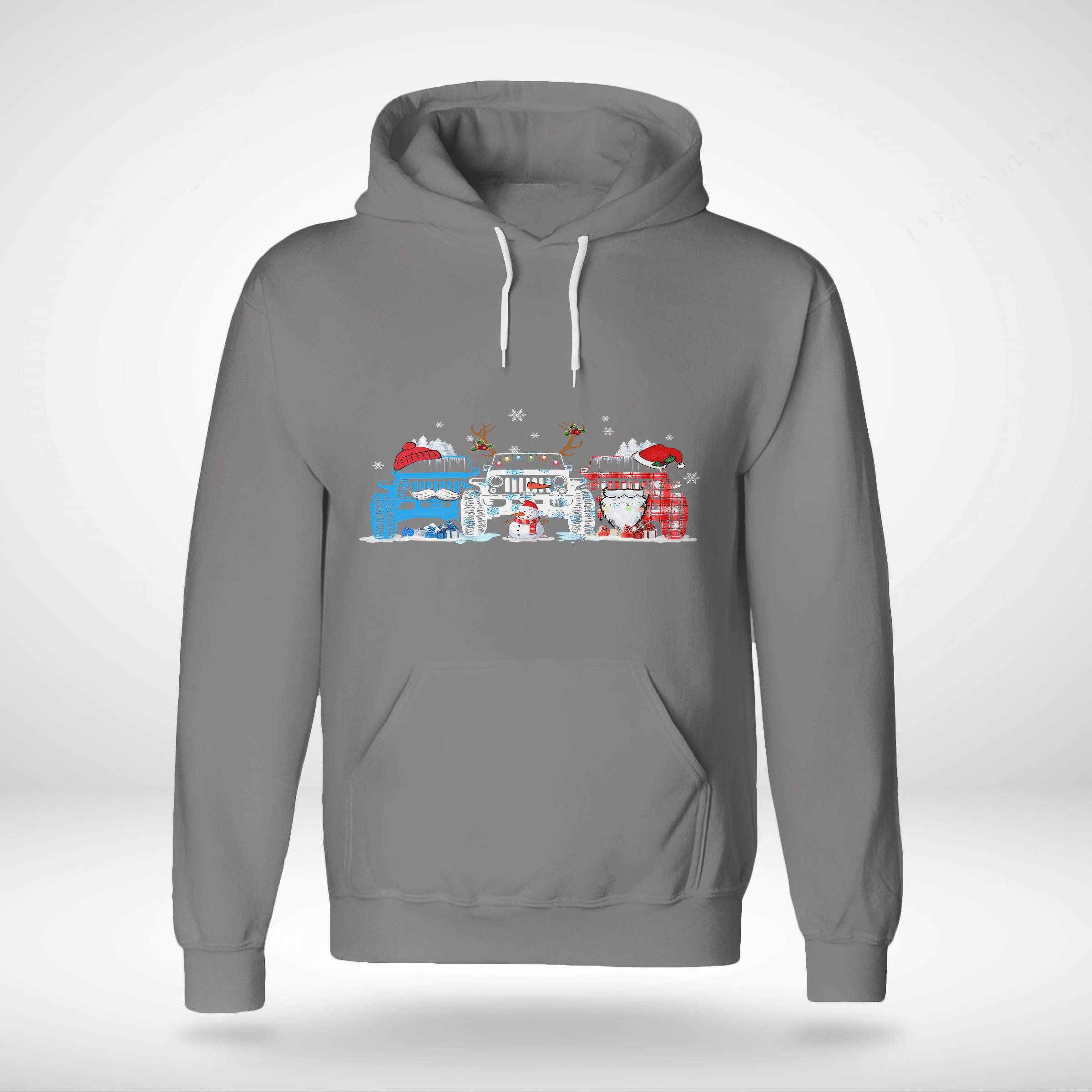 Snow Jeep Christmas 1 Hoodie