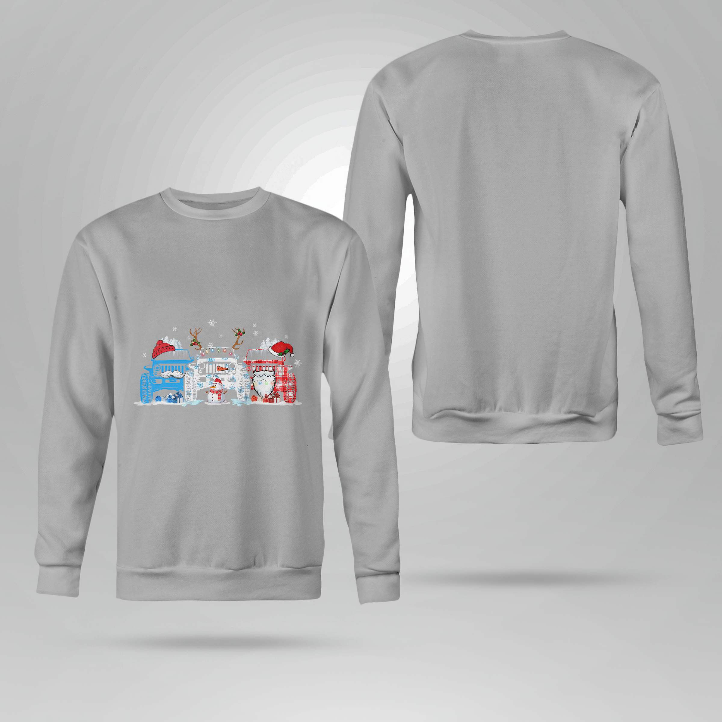 Snow Jeep Christmas 1 Sweatshirt