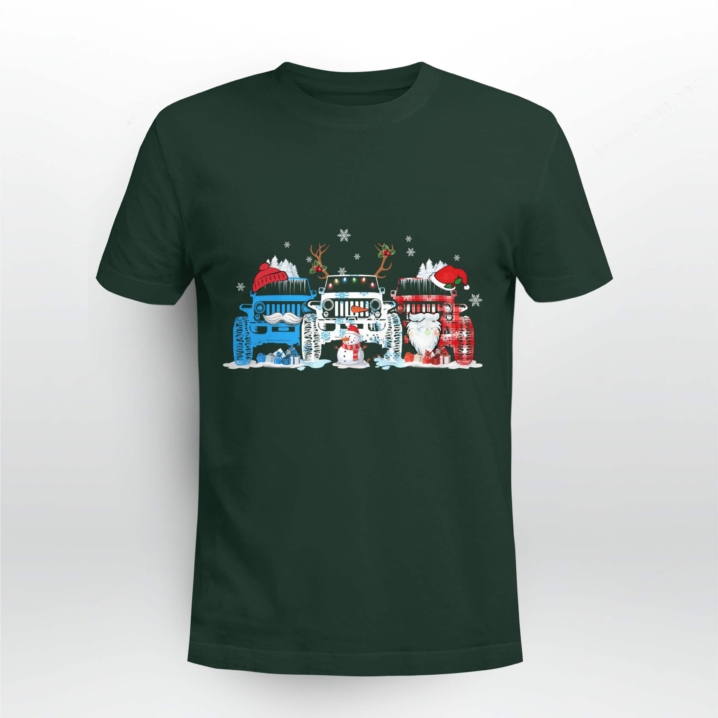 Snow Jeep Christmas 1 T Shirt