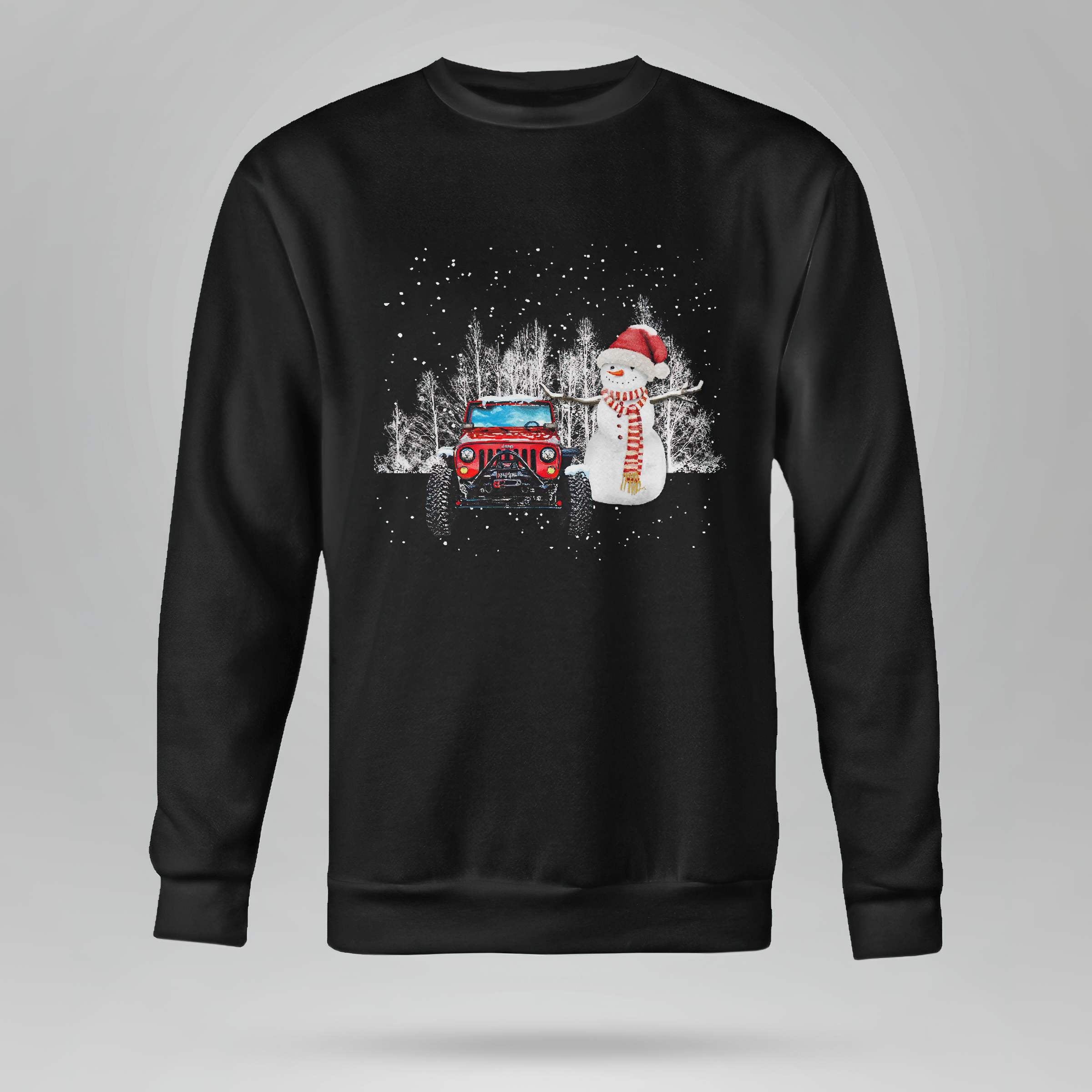 Snow Jeep Christmas 2 Sweatshirt