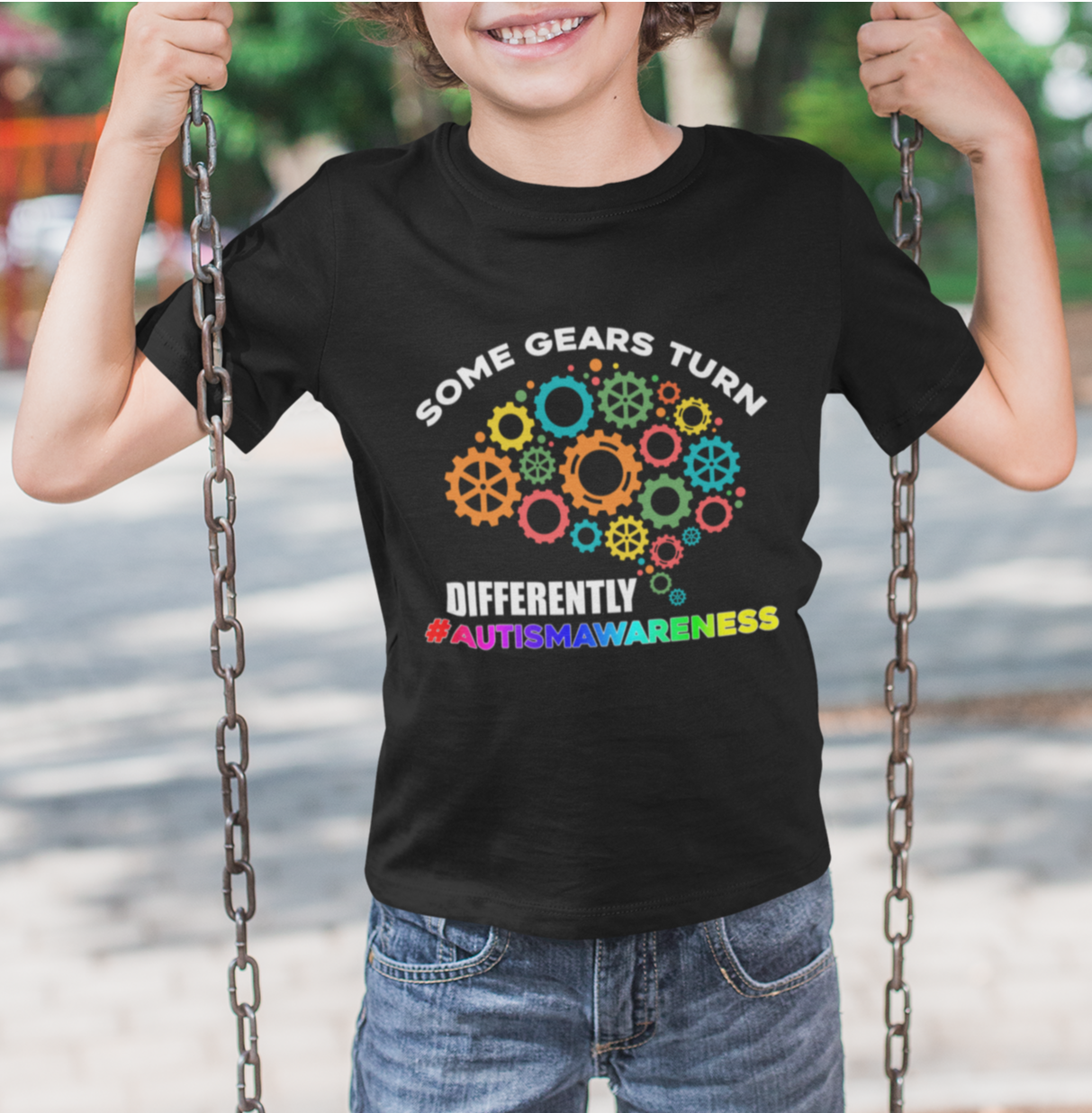 Some Gears Turn Differently Autism Awareness Acceptance T Shirt TS02