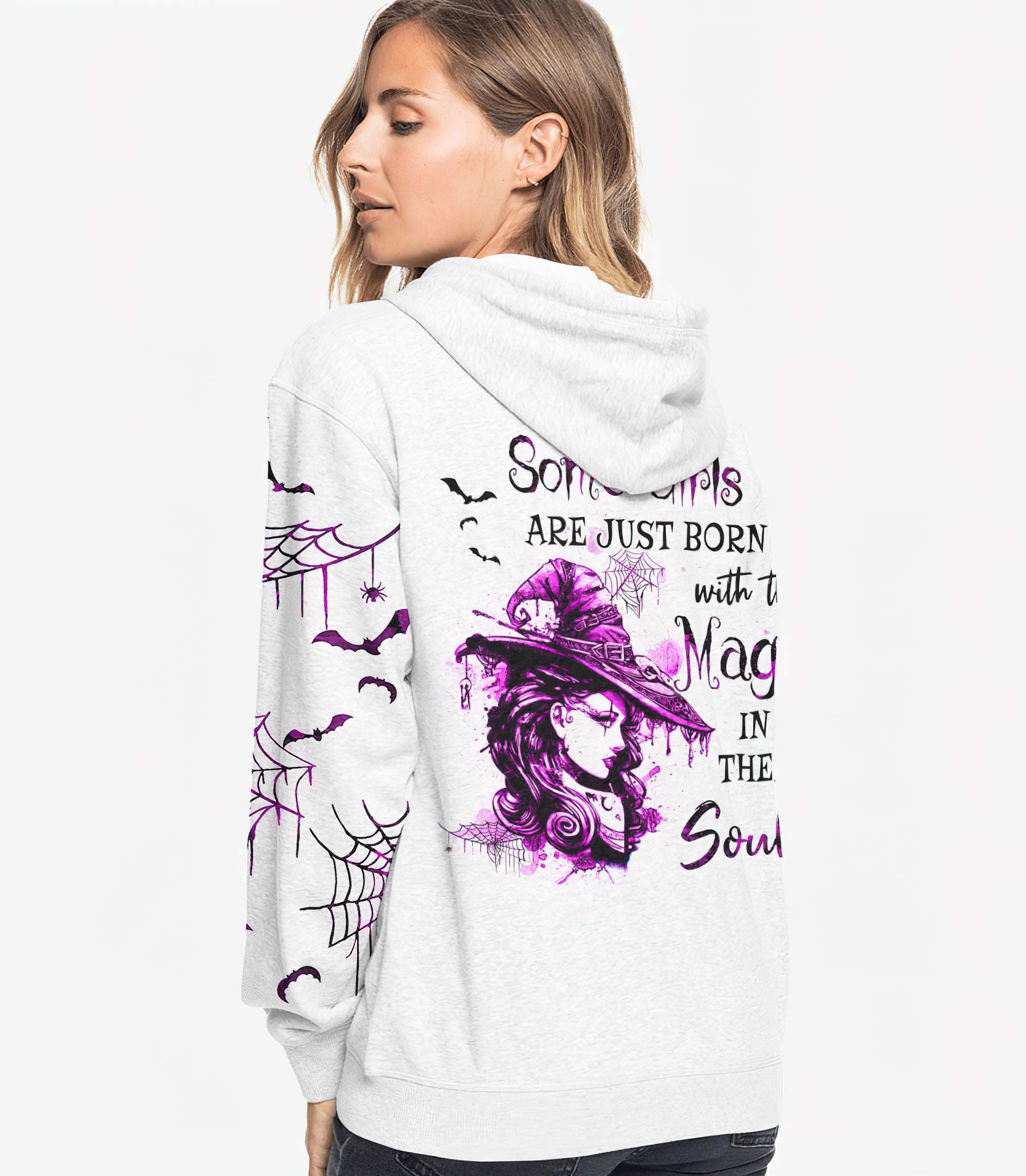 Some Girls Are Just Born With The Magic All Over Print Hoodie