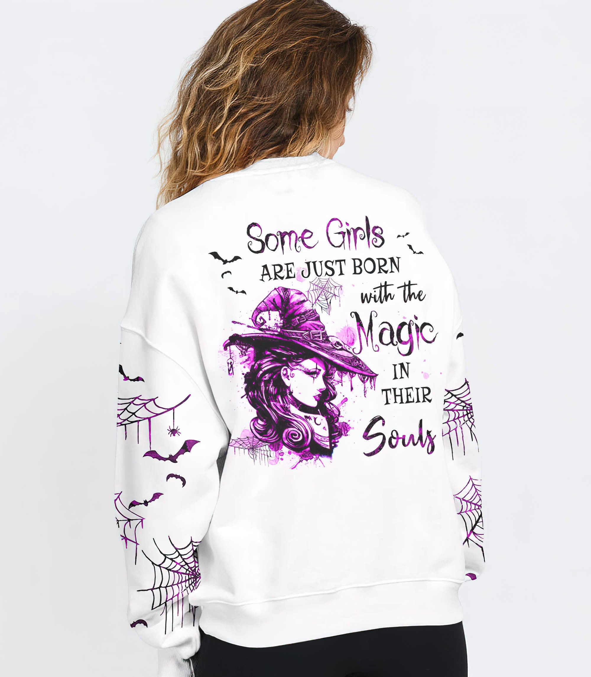 Some Girls Are Just Born With The Magic All Over Print Sweatshirt