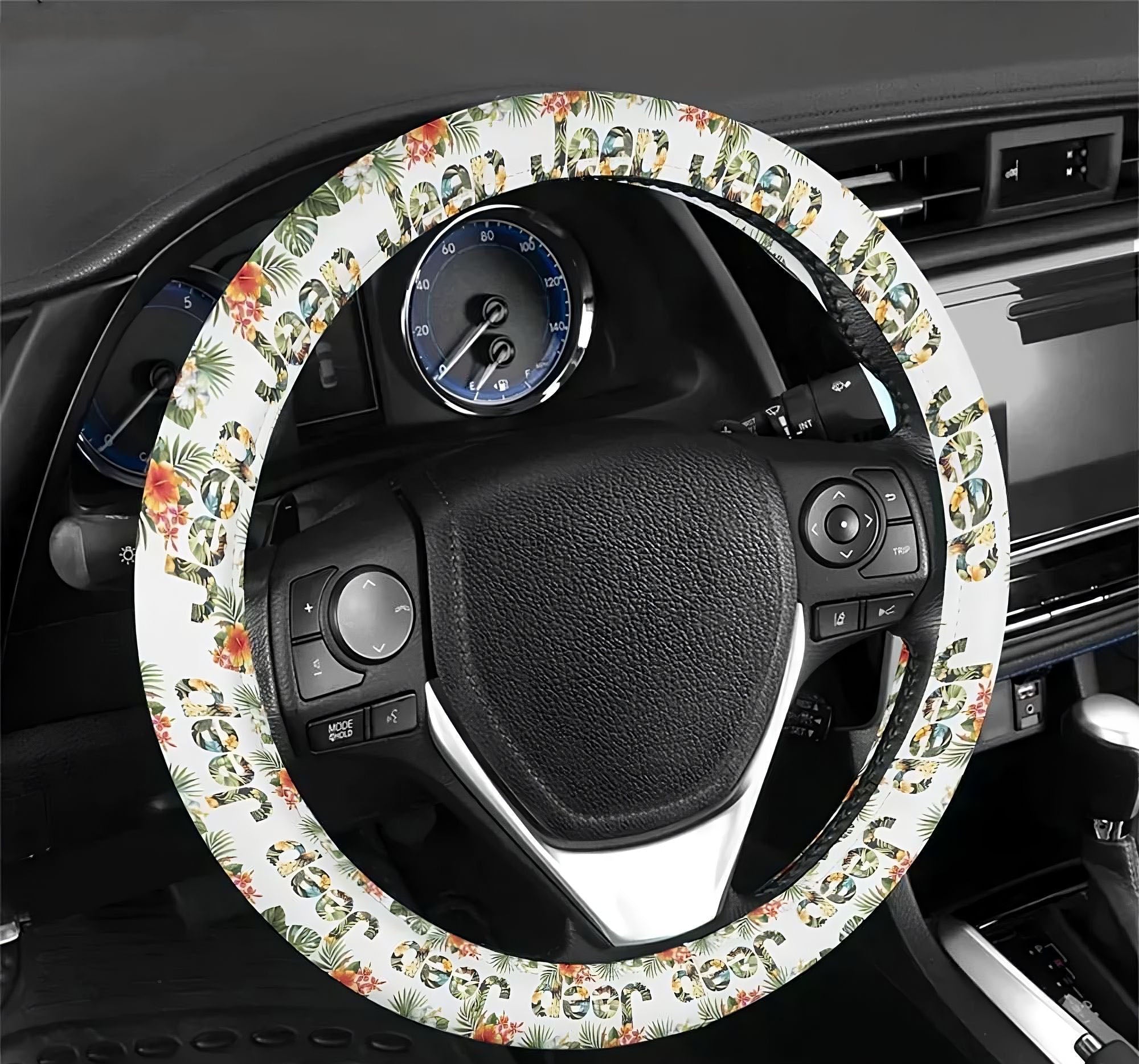 Some Jeep Girls Have Tattoos Tropical Automotive Steering Wheels Cover