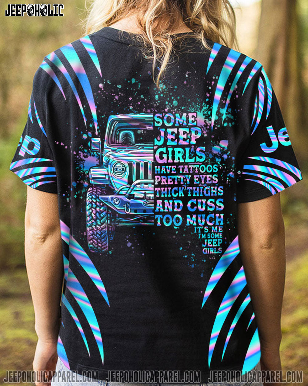 Some Jeep Girls Hologram All Over Print