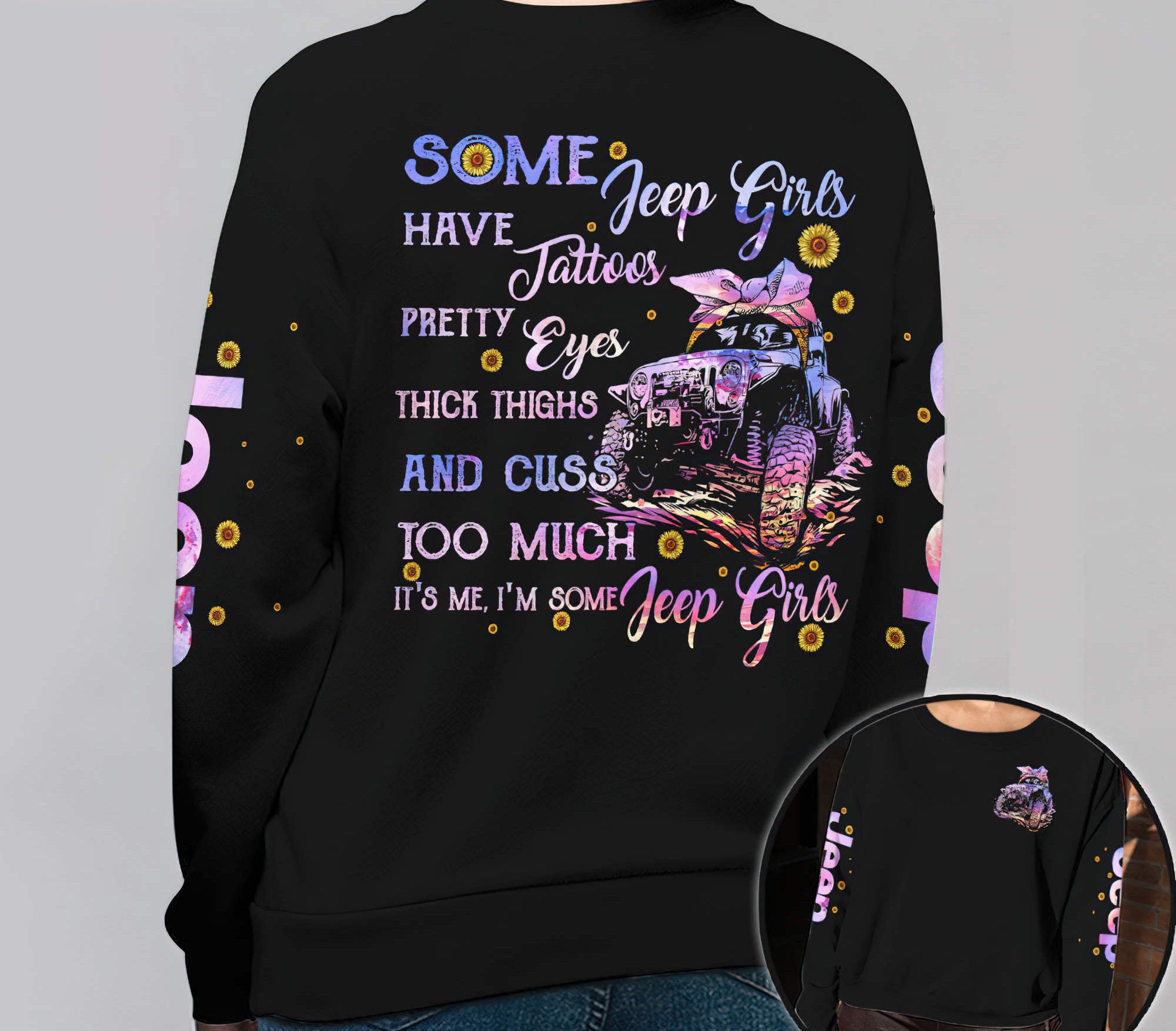 Some Jeep Girls Hologram Sweatshirt