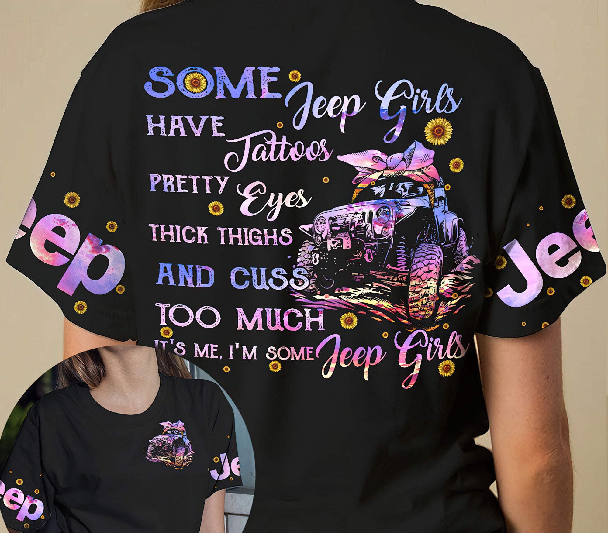 Some Jeep Girls Hologram T shirt